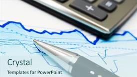  Presentation with bonds - Beautiful slides featuring bonds stocks - stock market graphs analysis backdrop and a sky blue colored foreground