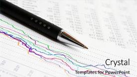  Presentation with online stock market - Slide deck having conference call webinar global communications background and a white colored foreground.