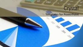  Presentation with stock market risk - Amazing PPT theme having stock market graphs and charts backdrop and a  colored foreground