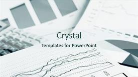  Presentation with bonds - Cool new presentation with bonds trade - stock market graphs and charts backdrop and a sky blue colored foreground