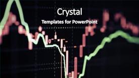  Presentation with capital market - Audience pleasing presentation design consisting of stock market graphs on computer backdrop and a black colored foreground