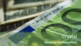  Presentation with close up view of the compass on old paper - Beautiful presentation design featuring stock market green - close up view backdrop and a tawny brown colored foreground