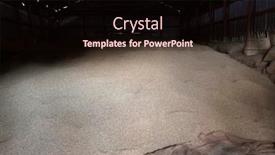  Presentation with green coffee beans - Presentation theme enhanced with stock-of-green-coffee-beans background and a wine colored foreground