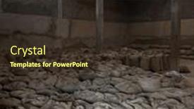  Presentation with green coffee - Slides enhanced with stock-of-green-coffee-beans background and a wine colored foreground