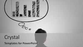  Presentation with relaxing - Presentation theme with stock portfolio - rear view of the relaxing background and a light gray colored foreground