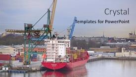  Presentation with cargo ship - 