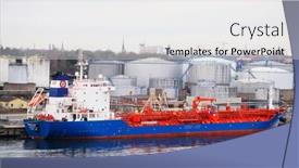  Presentation with cargo ship - 