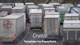  Presentation with trucks - Cool new PPT theme with stockholm-sweden-march-16-2016 backdrop and a  colored foreground