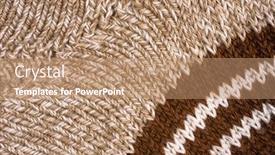  Presentation with yarn - Presentation theme enhanced with stockinette-of-yellow-melange-mohair background and a coral colored foreground