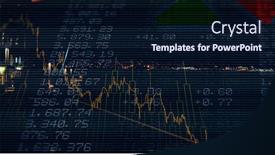  Presentation with stop violence against women - Cool new PPT theme with stocks-and-shares-against-city backdrop and a navy blue colored foreground