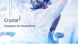  Presentation with stop violence against women - Colorful slides enhanced with stocks and shares against happy backdrop and a sky blue colored foreground