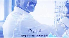  Presentation with shares - PPT layouts enhanced with stocks and shares against happy background and a light blue colored foreground