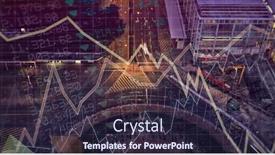  Presentation with night city - Theme enhanced with stocks-and-shares-against-road background and a wine colored foreground