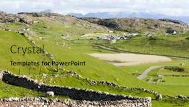  Presentation with scotland - Cool new slide deck with stoer-landscape-highlands-scotland backdrop and a yellow colored foreground