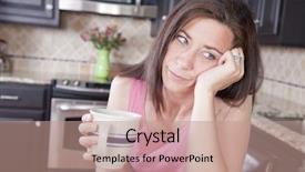  Presentation with unhappy - Amazing PPT layouts having stoic - pretty woman looking unhappy backdrop and a  colored foreground