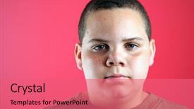  Presentation with sad - Amazing theme having stoic - sad boy studio portrait backdrop and a coral colored foreground