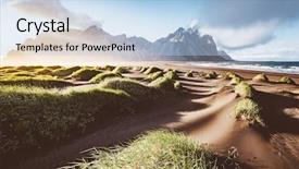  Presentation with batman - Cool new PPT theme with stokksnes cape vestrahorn mt batman backdrop and a  colored foreground