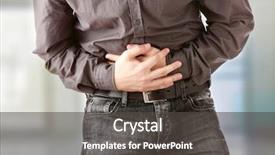  Presentation with stomach - Presentation theme having stomach because he has diarrhea background and a dark gray colored foreground