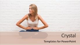  Presentation with stomach disease - Cool new slides with stomach because nausea painful disease backdrop and a lemonade colored foreground