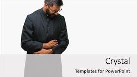  Presentation with stomach disease - Slides consisting of stomach because nausea painful disease background and a  colored foreground