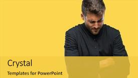  Presentation with stomach disease - Presentation design consisting of stomach because nausea painful disease background and a  colored foreground