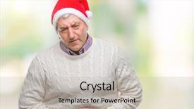  Presentation with stomach disease - Colorful slide deck enhanced with stomach because nausea painful disease backdrop and a light gray colored foreground