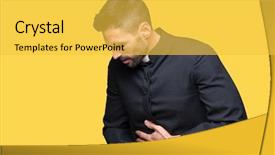  Presentation with stomach disease - Colorful theme enhanced with stomach because nausea painful disease backdrop and a  colored foreground