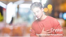  Presentation with stomach disease - Audience pleasing presentation theme consisting of stomach because nausea painful disease backdrop and a  colored foreground