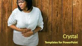  Presentation with stomach disease - Presentation enhanced with stomach because nausea painful disease background and a tawny brown colored foreground