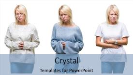  Presentation with stomach disease - Beautiful slides featuring stomach because nausea painful disease backdrop and a light blue colored foreground