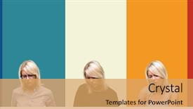  Presentation with stomach disease - Colorful PPT layouts enhanced with stomach because nausea painful disease backdrop and a yellow colored foreground