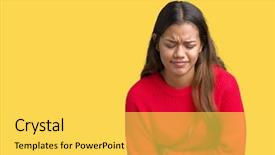  Presentation with stomach disease - Slide deck featuring stomach because nausea painful disease background and a yellow colored foreground