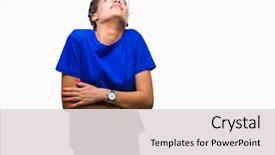  Presentation with stomach disease - Slide deck having stomach because nausea painful disease background and a light gray colored foreground