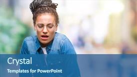  Presentation with stomach disease - Colorful PPT theme enhanced with stomach because nausea painful disease backdrop and a ocean colored foreground