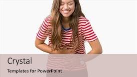  Presentation with stomach disease - Audience pleasing presentation consisting of stomach because nausea painful disease backdrop and a soft green colored foreground