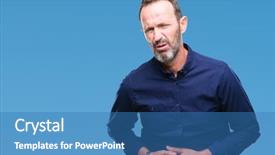  Presentation with stomach disease - Slide deck with stomach because nausea painful disease background and a teal colored foreground