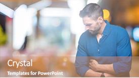  Presentation with stomach disease - Audience pleasing PPT theme consisting of stomach because nausea painful disease backdrop and a coral colored foreground