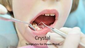  Presentation with medical pediatric - Theme featuring stomatologist dental health female dentist background and a lemonade colored foreground