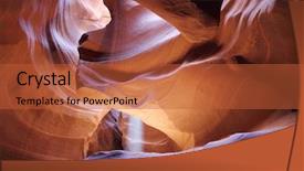  Presentation with rock stone - Audience pleasing slide set consisting of stone age - abstract rock pattern antelope canyon backdrop and a red colored foreground