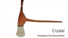  Presentation with papua new guinea - PPT theme having stone axes from papua new background and a white colored foreground
