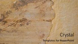  Presentation with greek - Cool new PPT layouts with stone background with antique greek backdrop and a coral colored foreground