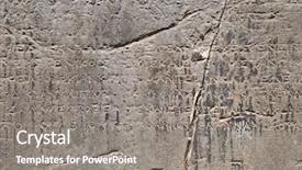  Presentation with greek - Slides consisting of stone background with antique greek background and a gray colored foreground