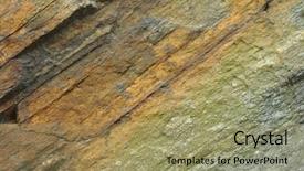  Presentation with stone - Presentation theme having stone background background and a mint green colored foreground