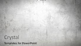  Presentation with illuminated - Amazing PPT theme having stone blank wall illuminated backdrop and a light gray colored foreground