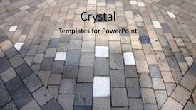  Presentation with paving - PPT layouts featuring stone block paving background and a light gray colored foreground