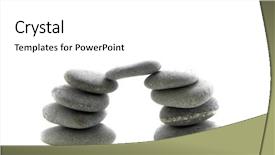  Presentation with stone - Amazing presentation theme having stone bridge on white background backdrop and a white colored foreground
