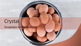  Presentation with low angle view of volleyball - Beautiful presentation theme featuring stone countertops - high angle view backdrop and a coral colored foreground