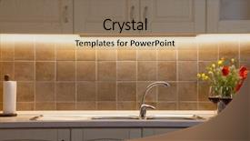 Presentation with automotive dashboard interior engineering - PPT layouts featuring stone countertops - kitchen interior detail background and a coral colored foreground