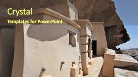  Presentation with ethiopia - Cool new presentation theme with stone-hewn church of petro backdrop and a tawny brown colored foreground