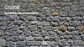  Presentation with stone masonry - Slide deck enhanced with stone masonry wall in cantabria background and a  colored foreground